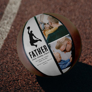 Moderne Cute FATHER Definition 2 Foto Basketbal