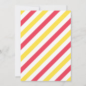 Moderne Cute Kids 5e anniversaire Invitation (Dos)