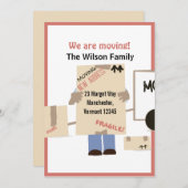 Moderne Cute Nous Avons Faire-part (Devant / Derrière)