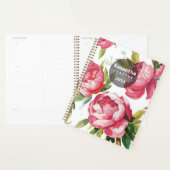 Moderne Cute Rose Floral Nom personnalisé (Devant avec enveloppe)