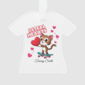 Moderne Cute Valentine Ornements pour Girfriend (devant)