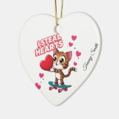 Moderne Cute Valentine Ornements pour Girfriend (Gauche)