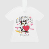 Moderne Cute Valentine Ornements pour Girfriend (devant)