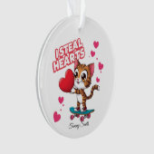 Moderne Cute Valentine Ornements pour Girfriend (devant)