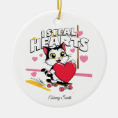 Moderne Cute Valentine Ornements pour Girfriend (Devant)