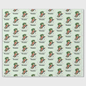 Moderne Cycluslijst Kinder padnaam Cadeaupapier (Vlak)