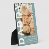 Moderne DADDY Foto & Quote Vaderdag Fotoplaat (Zijkant)