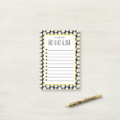 Moderne dagen om lijst uit te voeren post-it® notes (Op bureau)