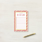 Moderne dagen om lijst uit te voeren post-it® notes (Op bureau)