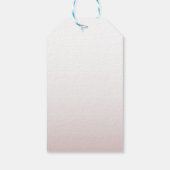 Moderne dank u kalligrafie Roos gouden bruiloft Cadeaulabel (Achterkant)