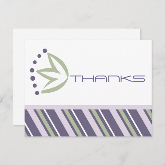 Moderne dankjewel notities (Voorkant / Achterkant)