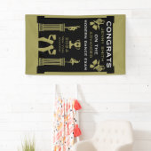 Moderne dans gefeliciteerd spandoek (Insitu)