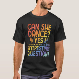 Moderne dansen voor een danser t-shirt