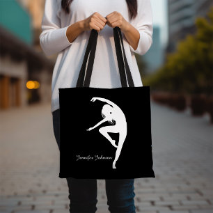 Moderne danseres Silhouette Dance Draagtas