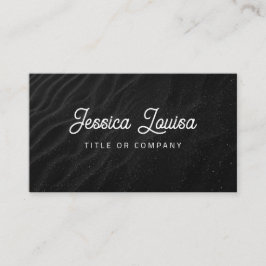 Moderne Dark Sand QR-code Visitekaartje