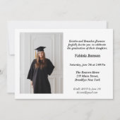 Moderne de uitnodiging van het afstuderen van de m (Achterkant)