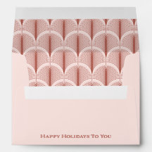 Moderne deco prettige feestdagen | Elegant Roze en