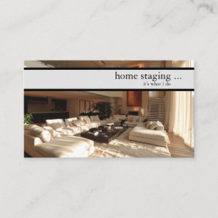 Moderne Decorateur Home Staging Visitekaartje