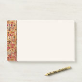 Moderne decoratieve abstracte post-it® notes (Op bureau)
