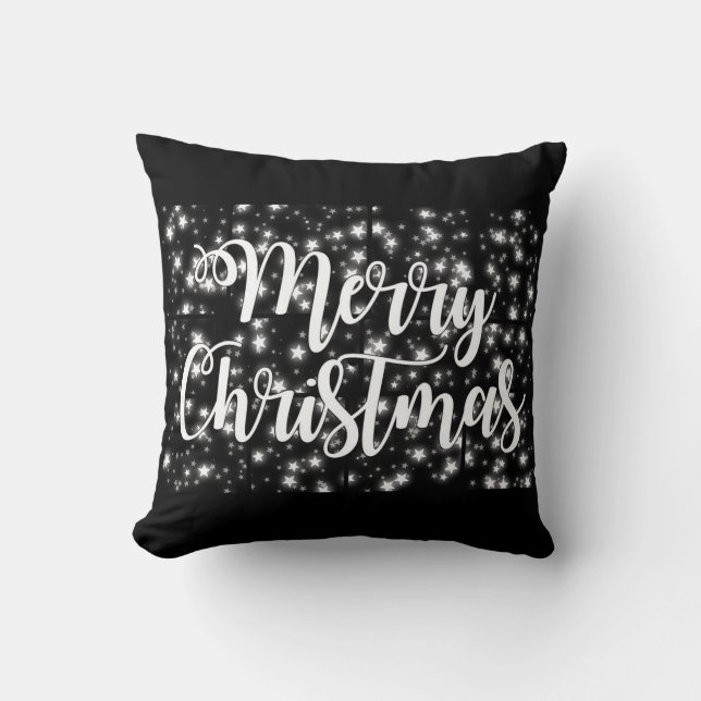 Moderne decoratieve kerst kussen (Voorkant)