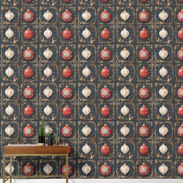 Moderne decoratieve kerstballen behang