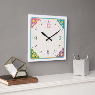 Moderne decoratieve klok voor thuis en kantoor