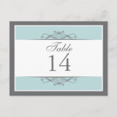 Moderne decoratieve tafel nummer Kaart (Voorkant)