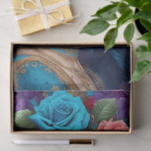 Moderne decoupage bloemen gekroond weefsel papier (Geschenk)