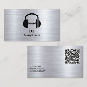 Moderne Deejay DJ-muziekbeat professioneel Visitekaartje