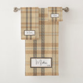 Moderne deklaag van het Gedekte Wit Bad Handdoek (Insitu)