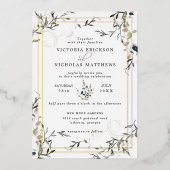 Moderne Delicate Spring Faire-part de mariage de v (Recto)