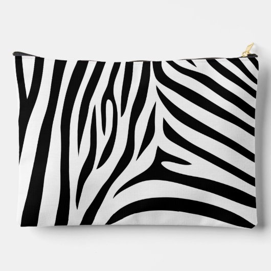 Moderne designer gepersonaliseerde zebra stripe Da Etui (Achterkant)