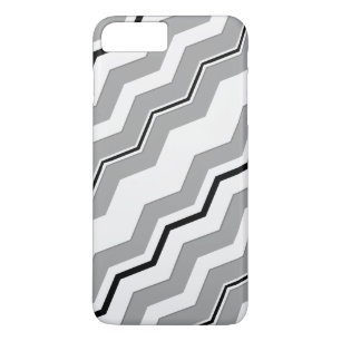 Moderne Diagonale Chevron met elk Kleurdetail iPhone 8 Plus / 7 Plus Hoesje