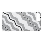 Moderne Diagonale Chevron met elk Kleurdetail Case-Mate iPhone Case (Achterkant (Horizontaal))