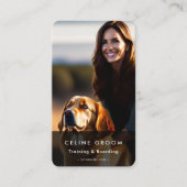 Moderne Dierenartsenverzorging Dierenarts QR Visitekaartje (Voorkant)