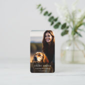 Moderne Dierenartsenverzorging Dierenarts QR Visitekaartje (Staand voorkant)