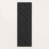 Moderne dierlijke afdruk zwart-wit op maat yogamat (Achterkant)