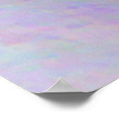 Moderne digitale kunst | Neon Color Kwestie Wall Poster (Hoek)