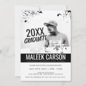 Moderne diploma uitnodiging | Krachtige diploma ui (Voorkant)