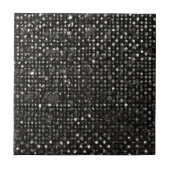 Moderne Dirty Black White Particle Vloerwand Tegeltje (Voorkant)
