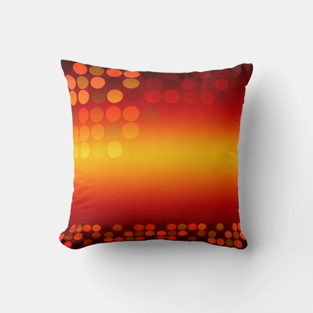 Moderne Disco Sunset Big Cushion Pillow Kussen (Voorkant)