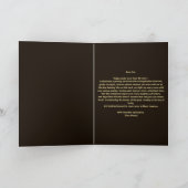 Moderne Disco Zwart Goud Mozaïek 60e Verjaardag Kaart (Binnen)