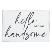 Moderne dit moderne zwarte cadeau kussensloop (Achterkant-Links)