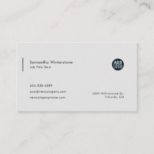 Moderne DIY Company Logo Simple Visitekaartje