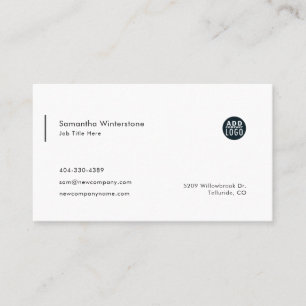 Moderne DIY Company Logo Simple Visitekaartje