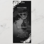 Moderne donkere vervaagde foto Gotische bloemenbru Programma (Voorkant)