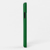 Moderne donkergroene effen kleur Case-Mate iPhone case (Achterkant/rechts)