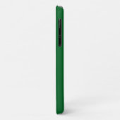 Moderne donkergroene effen kleur Case-Mate iPhone case (Achterkant/links)