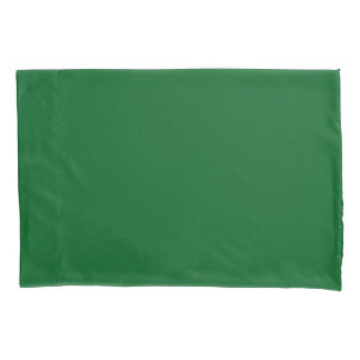 Moderne donkergroene effen kleur kussensloop