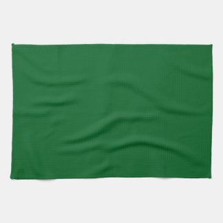 Moderne donkergroene effen kleur theedoek